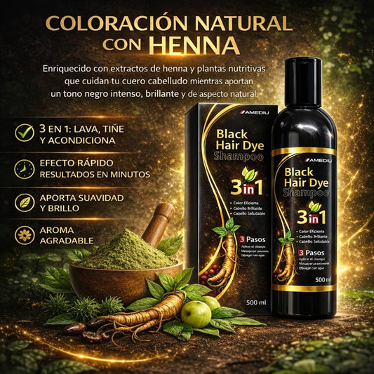 Shampoo De Henna Cubre Canas