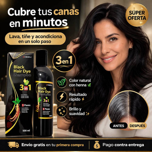 Shampoo De Henna Cubre Canas