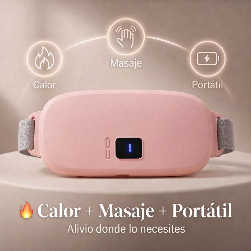 Cinturón Térmico Menstrual Recargable | Alivio Rápido para Cólicos