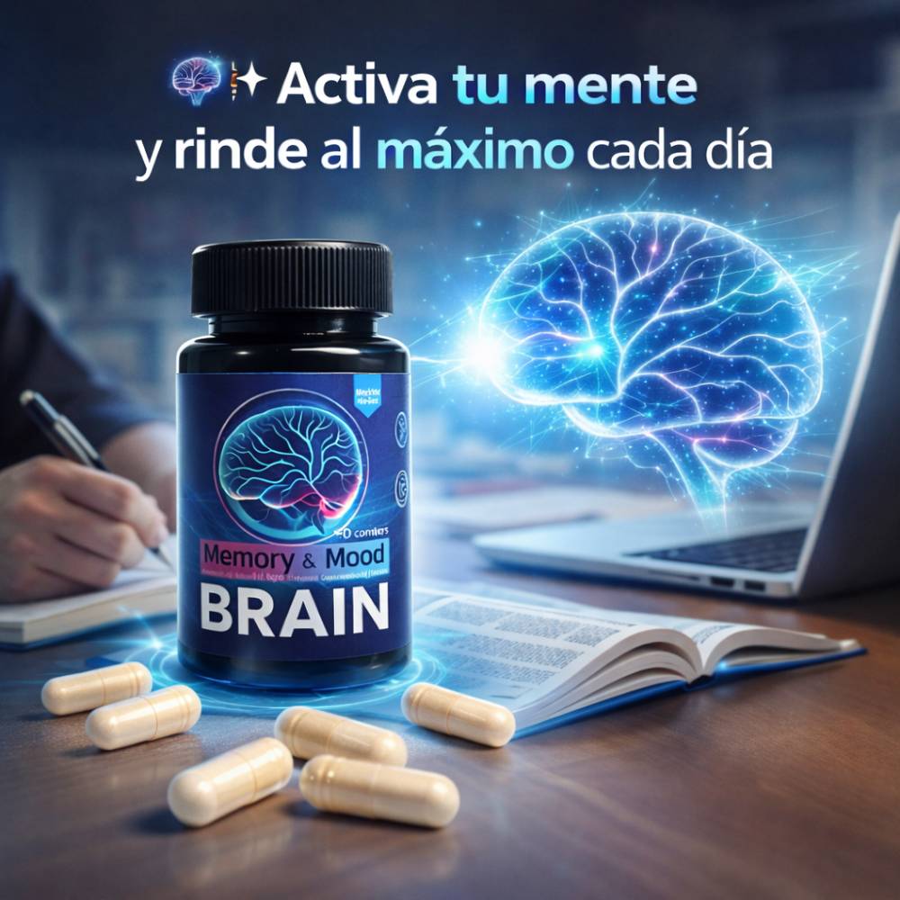 Memory Mood Brain 🧠 | Memoria, Enfoque y Claridad Mental