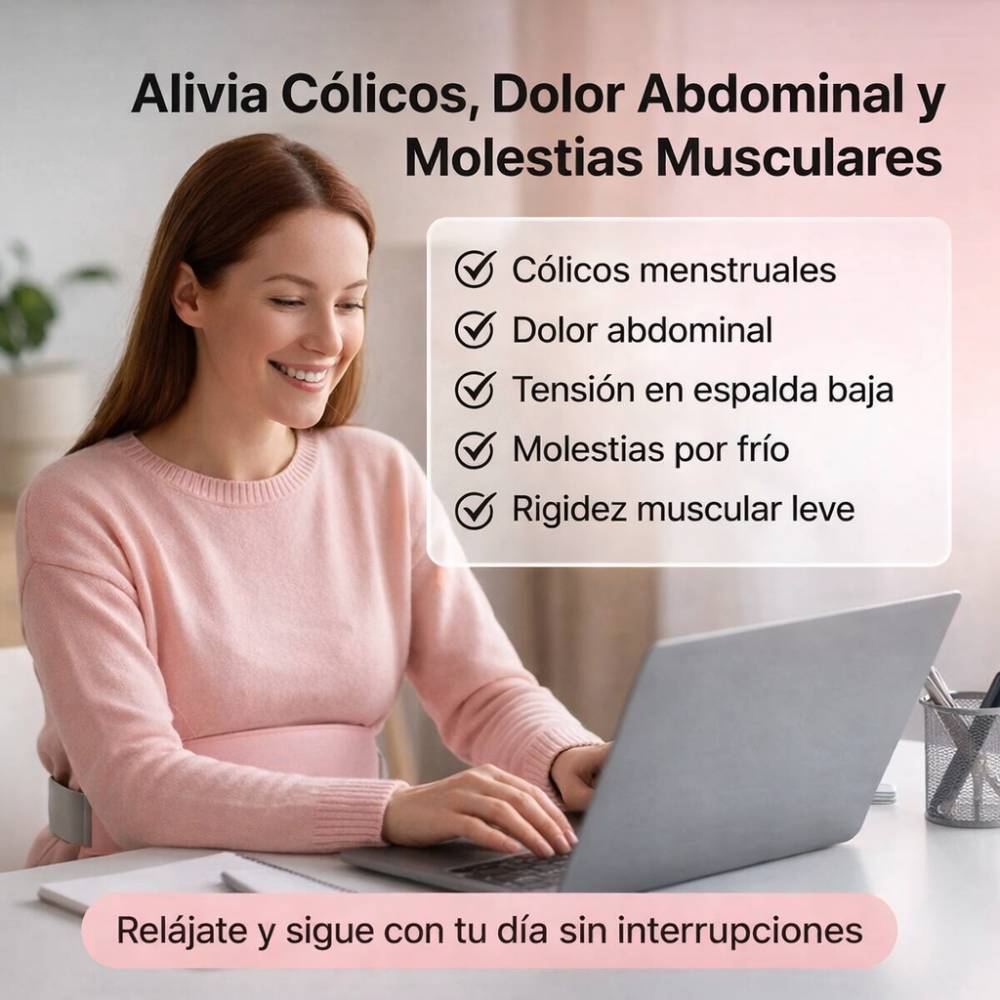 Cinturón Térmico Menstrual Recargable | Alivio Rápido para Cólicos