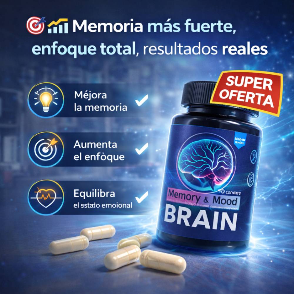 Memory Mood Brain 🧠 | Memoria, Enfoque y Claridad Mental