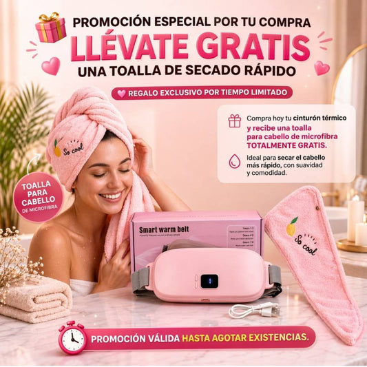 Cinturón Térmico Menstrual Recargable | Alivio Rápido para Cólicos
