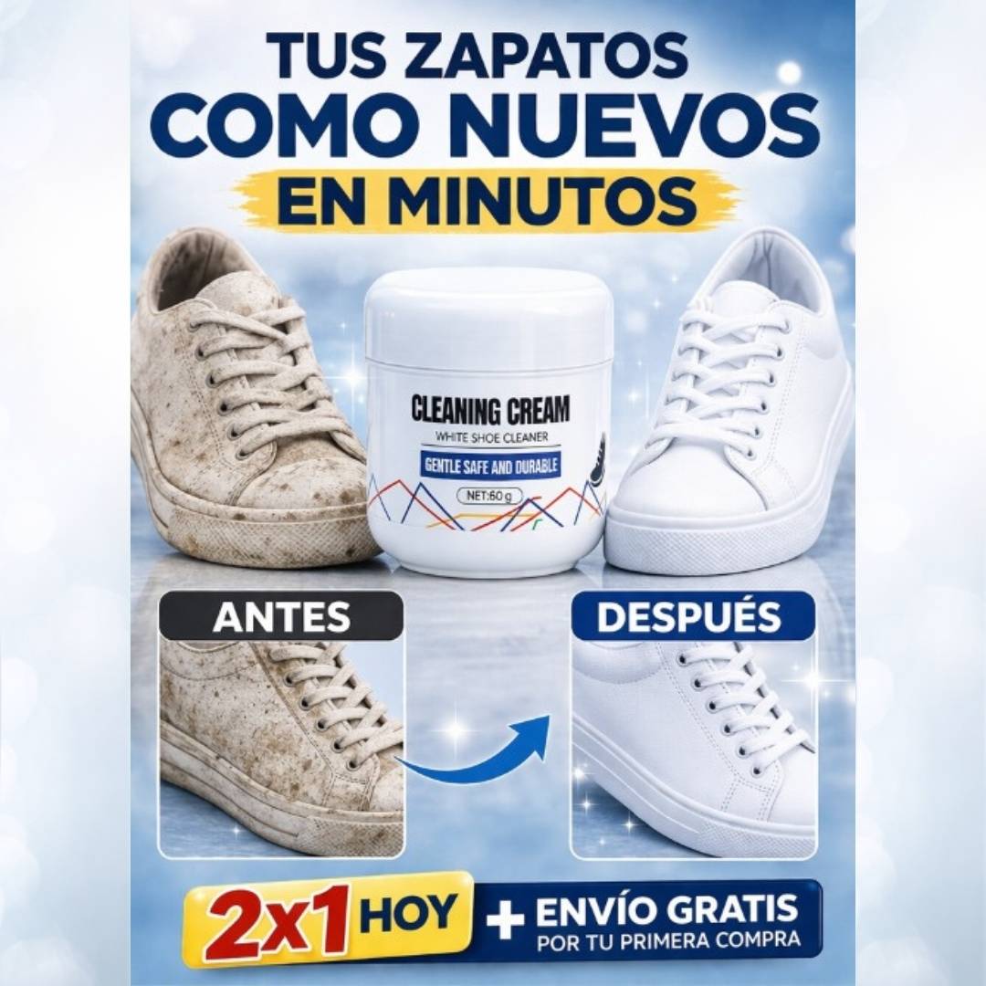 Crema Limpiadora De Zapatos  LIMPIA PRO 👟👢✨